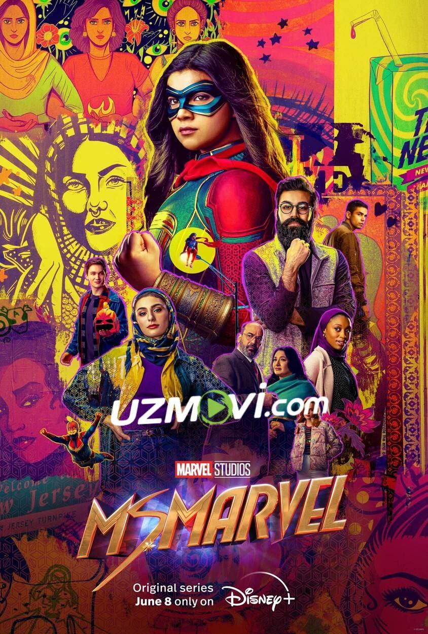 Miss marvel marvel xonim premyera yangi serial barcha qismlari uzbek o'zbek tilida